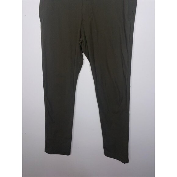 Lululemon Commission Pant Slim Fit Men's Size 34 Dark Olive Green Warpstreme - Picture 3 of 8